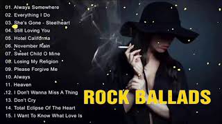 Slow Rock Ballads 70's, 80's, 90's -  Greatest Slow Rock Ballads of All Time