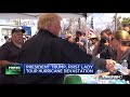 president trump and first lady tour hurricane devastation