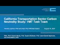 Carbon Neutrality Webinar Series: Reducing VMT Through Enhanced Land Use and Transportation Policies