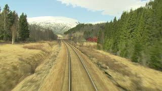 [9:56 Hours] Train Journey to the Norwegian Arctic Circle, SPRING [1080HD] SlowTV