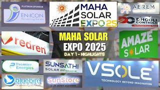 Maha Solar Expo 2025 | Highlights - Day 1 | West India's First B2B Solar Expo