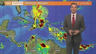 Tuesday AM Tropical Update: Low chance of tropical development this week