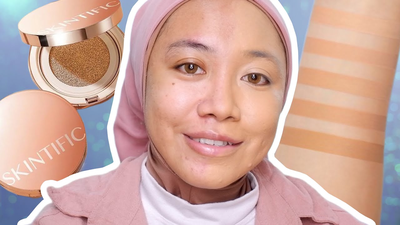 Wear Test: 12 JAM #SKINTIFIC Cover All Perfect Cushion | Aro Kopa - YouTube