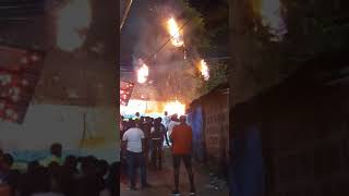 Burning narkasur of zingaro boys