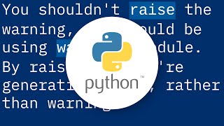 Raise warning in Python without interrupting program