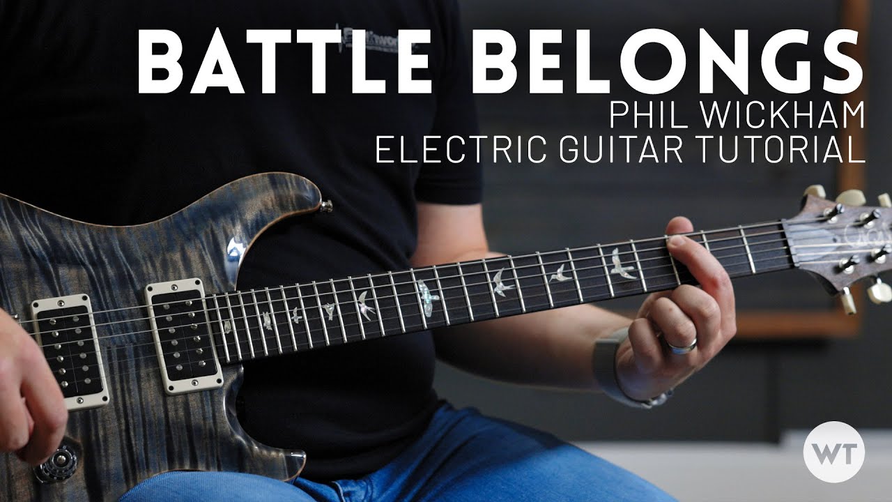 Battle Belongs Phil Wickham Electric Guitar Lead Guitar Tutorial