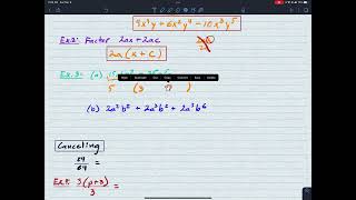35. Factoring the GCF