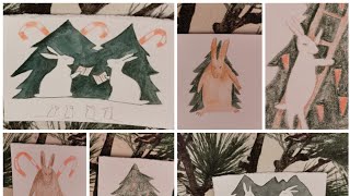 How to make six seasonal card designs with colored pencils