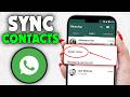 How to Sync Whatsapp Contacts on iPhone (2026)