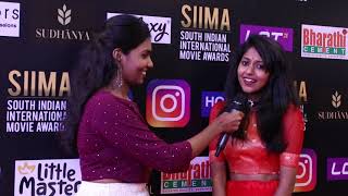 SIIMA 2021 red carpet with Singer Madhu Priya | DGZ Media