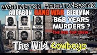 Washington Heights/Bronx Gang War - The Wild Cowboys (Red Top Crew)   Beekman/Audabon Ave