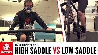 Saddle Up Or Saddle Down For Mountain Biking? | GMBN Does Science