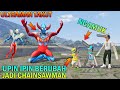 UPIN IPIN NGAMUK BERUBAH JADI CHAINSAWMAN, KELUARGA ULTRAMAN TAKUT - GTA 5 BOCIL SULTAN