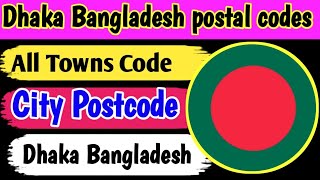 Dhaka All area postal code list