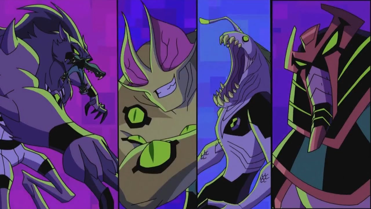 Ben 10 Omniverse Ben 10 Omniverse All Aliens 2017 Youtube
