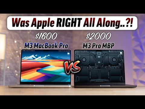 M3 vs M3 Pro MacBook Pro after 1 Month – WERE WE WRONG?!