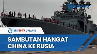 Hujan Deras! Armada Pasifik Rusia Tetap Disambut Hangat Angkatan Laut Tiongkok di Pelabuhan Qingdao