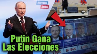 Putin Gana Las Elecciones De Rusia Con Un 87,5% De Apoyo Según Fuentes Oficiales