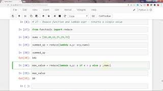 Python 3 Programming Tutorial | #7 if else conditional statement with lambda and reduce function