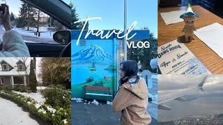 Washington travel vlog *sonny angel hunt, plane, grwm, etc* 🛩️