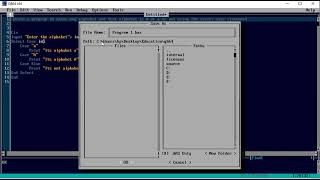 How to save program or code in QBasic #programming #concept #qbasic #techhowto #pc