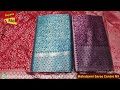 அடேங்கப்பா 350 ரூபாய்க்கு இந்த sarees தரங்களா 😍 banarasi silk sarees latest designs🥰