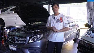 ซ่อมรถบ้านๆ EP.65  เซอร์วิสรถยุโรบ Benz GLA250 เครื่องฮีทไม่ง่ายอย่างที่คิด!!!