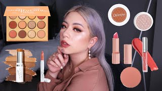 買了好多Colourpop東西要用!! Full Face of Colourpop!! (有雷你一定要看😵) foundation stick/california love palette