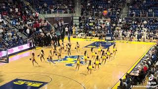 McNeese Basketball Game Break Dancing Cheerleader