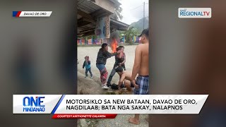 One Mindanao: Motorsiklo sa New Bataan, Davao de Oro, nagdilaab; bata nga sakay, nalapnos