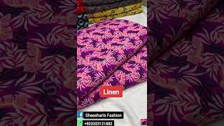 Imported Linen @SheeshansFashion #designs #prints #linen #newcollection #imported #ladieswear