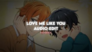 Love Me Like You - Little Mix | Audio Edit