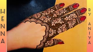 Unique mehndi design || Unique design for back hands