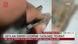 CEYLAN DERİSİ ÜZERİNE YAZILMIŞ TEVRAT