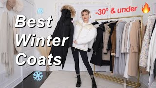 BEST WINTER COATS for the COLDEST winter ❄️ Reviewing Canada Goose, Northface and more!!