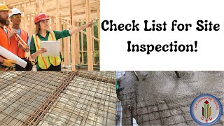 Check List for Site Inspection for Structural Engineers | Site visit Checklist for Engineers