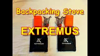 EXTREMUS Backpacking \u0026 Camping Stove Video 240