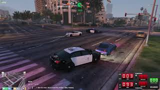 Baas Responds To A 911 Call and Gets Passed By A Speeding Car! - GTA RP No Pixel