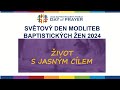 Světový den modliteb baptistických žen - Pá 22.11.2024