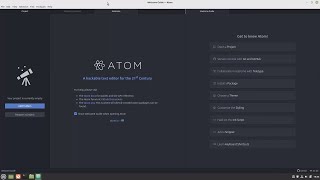 How to install Atom text editor on Linux Mint 21