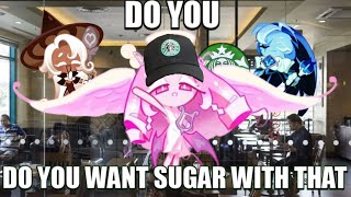 Eternal sugar goes to starbucks! | stupid cookie run skit