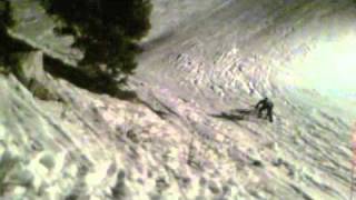 Chute snow bike ENORME !!!