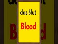 hospital vocabulary in german