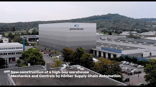 Körber brings Greiner Bio-One’s intralogistics to a new level with high-bay warehouse