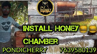 தேன் அரை கட்ட வைக்கும் முறை// install Honey chamber/tips/ bee farm/PONDICHERRY/thanivalarpu in tamil