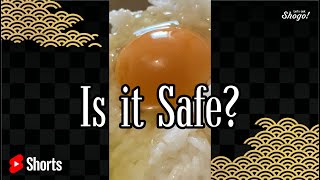 Are RAW EGGS Really Safe in Japan? #Shorts