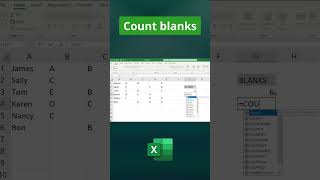 Easily Count Blank Cells in Excel with COUNTBLANK!