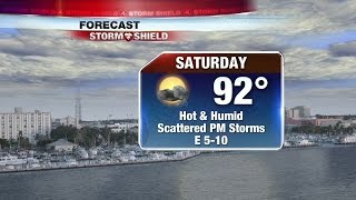 Weekend Sun & Clouds With Scattered Storms 9-30