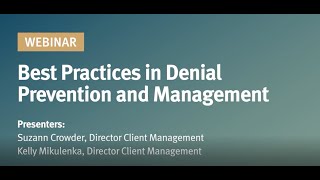 Best Practices in Denial Prevention and Management | NextGen Healthcare