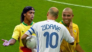 Ronaldinho and Ronaldo will never forget Zinedine Zidane's performance in this match